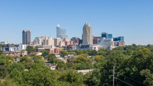 Raleigh in north carolina which is one of the fastest cities. 